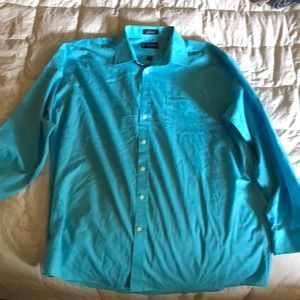 Light blue button down